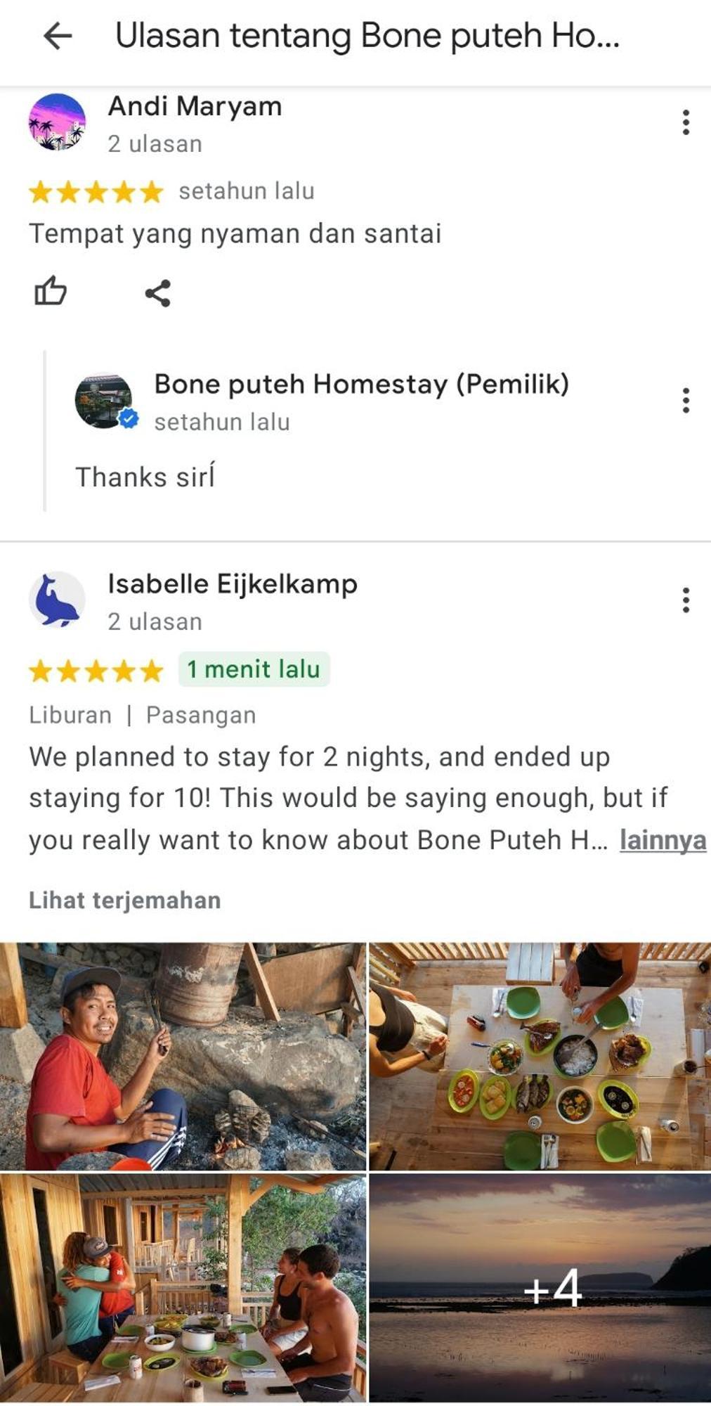 Boneputeh Homestay Taliwang Екстериор снимка